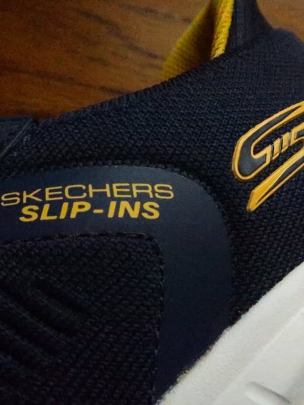 SKECHERS GoWalk Flex Hands Free Navy Slip-ins Sneaker (9) OMG!